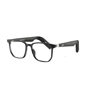 GS01 Smart Bluetooth Sunglasses, Smart Glasses for Men and Women, Audio Sunglasses With Speaker,Polarized lens, Touch Control, Open Ear Music and Hands-Free (Black)