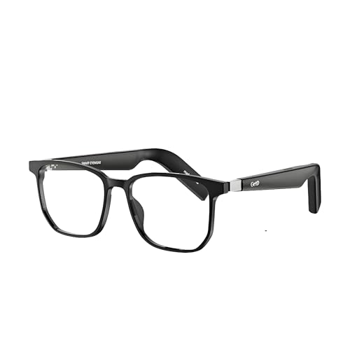 GS01 Smart Bluetooth Sunglasses, Smart Glasses for Men and Women, Audio Sunglasses With Speaker,Polarized lens, Touch Control, Open Ear Music and Hands-Free (Black)