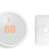 Google Nest Thermostat - Programmable Smart Learning Thermostat with Easy Installation and Trim Kit Bundle, White - Image 2