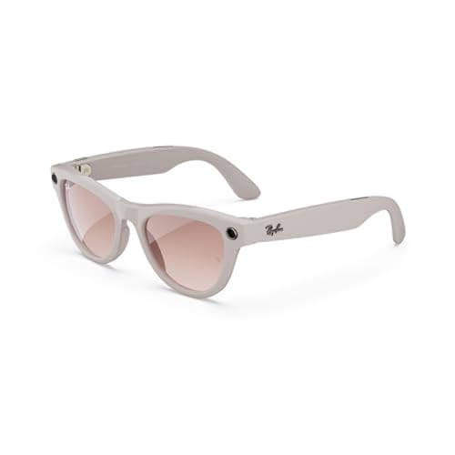Razer Anzu Smart Glasses: Blue Light Filtering & Polarized Sunglass Lenses - Low Latency Audio - Built-in Mic & Speakers - Touch & Voice Assistant Compatible - 5hrs Battery - Rectangle/Small