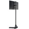 Single Monitor Mount, Extra Long Monitor Stand, 47 inch Pole Black Stand, Monitor Desk Mount, Single Desk Mount Stand, Computer Screen Mount, VESA Computer Desk Mount, Single Monitor Arm Stand