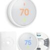 Google Nest Thermostat - Programmable Smart Learning Thermostat with Easy Installation and Trim Kit Bundle, White - Image 5