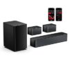ULTIMEA 5.1 Surround Sound System for TV, Virtual Surround Sound Bar for Smart TV, APP Control, Home Theater Surround Speakers and Subwoofer Adjustable, Peak Power 320W, Poseidon D50 (2025 New Model)