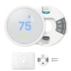 Google Nest Thermostat - Programmable Smart Learning Thermostat with Easy Installation and Trim Kit Bundle, White - Image 4