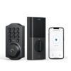 eufy Security Smart Lock C30, Keyless Entry, Built-in WiFi Deadbolt for Front Door, No Bridge Required, Easy Installation, App Remote Control, Auto Lock, Traditional, Black