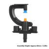 Haofy G Type Refraction Micro Nozzles, 10Pcs Rotating Watering Sprinkler Irrigation Equipment, for Public Green Space, Garden Gardening, Home Gardening and Agricultural Irrigation - Image 7
