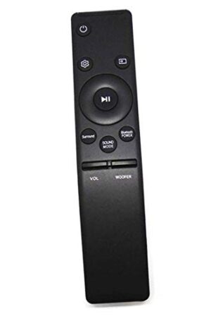 Replaced Remote Control Compatible for Samsung HW-M370/ZA HWM4500 HWM360 HWMM37 HW-MM55C/ZA HW-M550 HWMM45 Sound Bar Home Theater System
