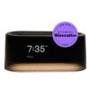 Loftie Smart Alarm Clocks for Bedrooms - Sound Machine Alarm Clock with Light, Bluetooth Speaker, White Noise, Nature Sound, Nightlight, Blackout Mode - Battery-Powered Smart Clock (Black Top)