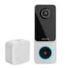 adomii Wireless Video Doorbell Camera - Clear 3MP Video WiFi - 6 Months Rechargeable Battery - AI Powered Detection, 2 Way Talk, IP65 Weather-Proof Security Doorbell - Easy to Set Smart Doorbell