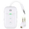 Bluetooth 5.4 Transmitter Receiver,2-in-1 Bluetooth Adapter for Airplane,Bluetooth Transmitter for TV,Gym, Up to 2 AirPods/Headphones,Wireless Audio Adapter with aptX LL for Travel & Home/Car Stereo