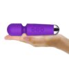Kitppit Back Relaxation Massager - Rechargeable Mini Electric Body Massager - for Foot - Arm Muscle Relaxation (Purple) - Image 4