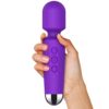 Kitppit Back Relaxation Massager - Rechargeable Mini Electric Body Massager - for Foot - Arm Muscle Relaxation (Purple) - Image 3