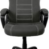 Gaming Chair,Gaming Chairs for Adult Computer Desk Chair - Black Ergonomic Office Executive Adjustable Swivel Task Cloth Fabric Racing Chair with Fixed -up Armrest for Adults,Men,Girls - Image 9