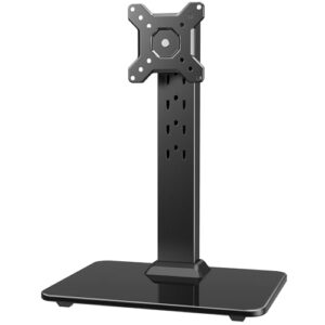LISEN Tablet Stand for iPad Stand Holder Desk, Foldable Home Office Desk Accessories Travel for iPad Holder Dorm College Room Essentials Portable Monitor Stand Fits Tabs Kindle iPhone 4-15.9" Black