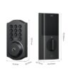 eufy Security Smart Lock C30, Keyless Entry, Built-in WiFi Deadbolt for Front Door, No Bridge Required, Easy Installation, App Remote Control, Auto Lock, Traditional, Black - Image 7