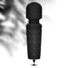 Generic Portable Wireless Massager, Waterproof Rechargeable Body Massager, Fatigue Relieving Percussion Massage Gun with Multiple Modes and Speed Adjustment Inky Black