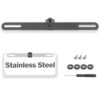 Naponal Stainless Steel Backup Camera License Plate Mount,Dash Cam Rear View Camera Bracket, Car Back up Camera Mount, Mirror Camera Rear Camera Bracket,Dashcam Rear License Plate Camera Holder