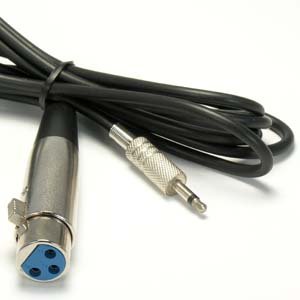 InstallerParts 10Ft XLR Female to 3.5mmm Stereo Male Cable -Can Be Used with Microphone Cables, Audio Interfaces, PA Applications and More!