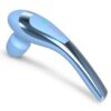 Roysmart Vibration Electric Massager Cordless-Rechargeable Vibrating Handheld Personal Back Massagers Waterproof, Seven Massage Wand for Full Body-Blue
