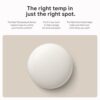 Google Nest Temperature Sensor (2nd Gen) 3 Pack - Room Comfort Sensor with Scheduling - Works with The Nest Learning Thermostat (3rd and 4th Gen) and Nest Thermostat E - Porcelain - Image 5