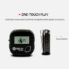 GOLFBUDDY Voice 2S+ Talking GPS Rangefinder, Clip on Hat Golf Navigation, Slope Mode on/Off, 18 Hours Battery Life, Shot Distance Measurement, Preloaded with 40,000 Courses Worldwide (Black) - Image 6