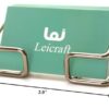 Leicraft Business Card Holder for Desk, Cute Metal Card Organizers and Office Desk Accessories for Men and Women (Black) - Image 9
