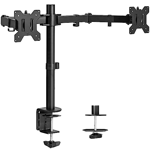 VIVO Monitor and Laptop Stand, 24 inch Desktop Riser, Black, STAND-V000D