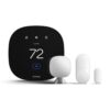 ecobee3 Lite Smart Thermostat with Whole Home Sensors Bundle (ecobee3 Lite Programmable WiFi Smart Thermostat, SmartSensor 1 Pack, SmartSensor for Doors & Windows 1 Pack) - Smart Home