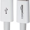 Amazon Basics USB-C to USB-C Fast Charger Cable, 480Mbps Speed, USB-IF Certified, for Apple iPhone 16/15, iPad, Samsung Galaxy, Tablets, Laptops, 9 Foot, White - Image 3