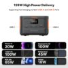 Jackery Explorer 100 Plus Power Station, 99Wh LiFePO4 Battery Power Bank, 3-Port 128W Portable Charger, PD 3.0 Fast Charge, Compatible with MacBook Pro/Air, iPhone 15/14 Series (Solar Panel Optional) - Image 5
