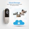 HopeFlex 1080P Smart Wireless Video Doorbell Camera with Chime, AI Human Detection, 2.4G WiFi, Two-Way Talk, Battery Rechargeable, Night Vision, Real-Time Alerts, Cloud Storage, Weather-Resistant - Image 7