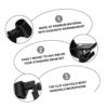 FLaig 2pcs Streaming Mount for Boom Over Professional Universal Holder Gear Mic Voice- Black Table Clip Arm Snare Recording Studio Shockproof Condenser Games Rim Adjustable Clips Stands (Color : Blac - Image 7
