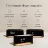 Loftie Smart Alarm Clocks for Bedrooms - Sound Machine Alarm Clock with Light, Bluetooth Speaker, White Noise, Nature Sound, Nightlight, Blackout Mode - Battery-Powered Smart Clock (Black Top) - Image 2