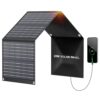 Enginstar 22W Portable Solar Panel for Power Station Solar Charger for Solar Generator Foldable Solar Panel for Camping RV Trip, QC3.0 USB Ports & DC Output, Compatible with iPhone Ipad, Laptop etc - Image 8
