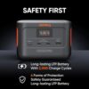 Jackery Explorer 100 Plus Power Station, 99Wh LiFePO4 Battery Power Bank, 3-Port 128W Portable Charger, PD 3.0 Fast Charge, Compatible with MacBook Pro/Air, iPhone 15/14 Series (Solar Panel Optional) - Image 6