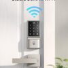 eufy Security Smart Lock C210, Keyless Entry Door Lock for Front Door, Built-in WiFi Deadbolt, No Bridge Required, Easy Installation, Touchscreen Keypad, App Remote Control, 4 AA Batteries, Nickel - Image 4