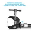11" Adjustable Magic Arm DSLR Mirrorless Action Camera Camcorder Smartphone LCD Monitor Video Vlog Rig w/Clamp Holder Mounts fit for GoPro iPhone - Image 7