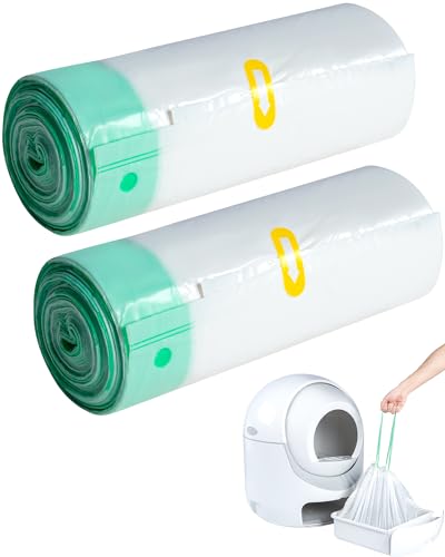 Automatic Cat Litter Box Self Cleaning - APP Control and Weight Monitoring - 85L Ultra-Quiet, Multi-Cat Litter Box - Smart Health Monitor, Safe Anti-Pinch【Assembly Required】, White