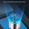 FM Transmitter for Bluetooth 5.3, [All-Metal] PD 30W & QC3.0 18W Fast Car Charger, Wireless FM Radio Kit Bluetooth Car Adapter, Noise Cancelling Hands-Free Call, Blue Light - Silver - Image 6