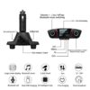Bluetooth FM Transmitter for Car, Bluetooth 4.0 Aux Modulator Bluetooth Handsfree Car Audio MP3 Player Smart Charge 2 USB Suppor TF Card U Disk - Image 4