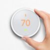 Google Nest Thermostat E - Programmable Smart Thermostat for Home T4000ES - 3rd Generation Nest Thermostat (Frosted White)- Compatible with Alexa - Image 8