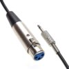 InstallerParts 6Ft XLR Female to 3.5mmm Mono Male Cable -Can Be Used with Microphone Cables, Audio Interfaces, PA Applications and More! - Image 3