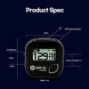 GOLFBUDDY Voice 2S+ Talking GPS Rangefinder, Clip on Hat Golf Navigation, Slope Mode on/Off, 18 Hours Battery Life, Shot Distance Measurement, Preloaded with 40,000 Courses Worldwide (Black) - Image 7