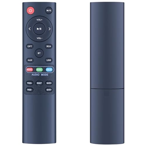 Replacement Sound Bar Remote Control for Norcent BYL Bestisan MEGACRA Soundbar Speaker, Compatible with Norcent MB-3221NS MB-3220 MB-2521 Soundbar Home Theater System