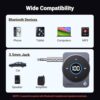 UGREEN 5.4 Bluetooth Car Adapter, [Noise Cancellation] Aux Bluetooth Receiver for Car, 3.5mm Wireless Audio Receiver for Music/Hands-Free Call/Home Stereo/Wired Speaker, 20H Battery Life - Image 3