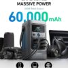 Anker SOLIX C200 DC Power Bank Station (60,000mAh), 192Wh Portable Power Station, LiFePO4 Battery, 200W Solar Generator, for Outdoor Camping, Traveling, and Emergencies (No Wall Charger Included) - Image 2
