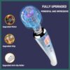 LVFMUFEB Cordless Portable Massager -8 Multiple Speeds and 8 Modes Hand held Electric Muscle Relief Massager with LCD Display, Perfect for Back, Body -|Gift for Women Man her - Image 3
