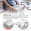 Aroundesk Glass Desktop Whiteboard with Storage 12"x6.5", Glass Whiteboard Desk Dry Erase Board w. 2 Markers,1 Eraser Monitor Mono Board, Office Desk Accessories, Work from Home Essentials - Image 6