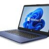 HP 14" HD Laptop, Windows 11, Intel Celeron Dual-Core Processor Up to 2.60GHz, 4GB RAM, 64GB SSD, Webcam, Dale Blue (Renewed) - Image 3