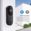 GridTera Smart Video Doorbell Camera Wireless, AI Human Detection and Instant Alerts, Night Vision, 2-Way Audio, Battery Powered, Cloud Storage Sold Seperately, 2.4G WiFi (Chime not Included) - Image 5